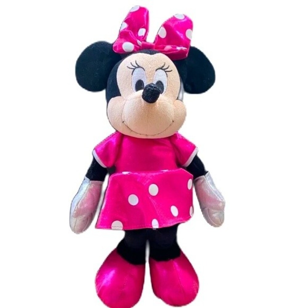 Ty Sparkle Minnie Mouse 2013 - Pink W/Polka-Dots Sparkle Disney 15”